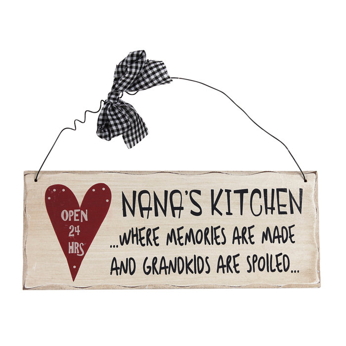 AttractionDesignHome "Nana's Kitchen…" Wall Décor & Reviews Wayfair